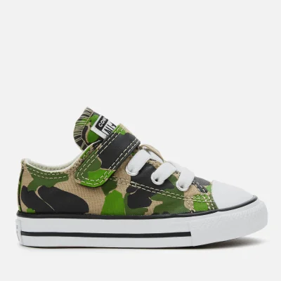 Converse Toddlers' Chuck Taylor All Star 1V Camo Ox Trainers - Black/Khaki/White