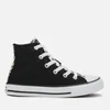 Converse Kids' Chuck Taylor All Star Leopard Print Hi-Top Trainers - Black/Driftwood/White - Image 1