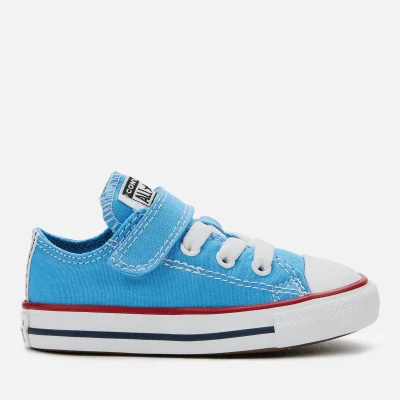 Converse Toddlers' Chuck Taylor All Star 1V Twisted Ox Trainers - Coast/Garnet/White