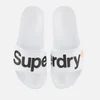 Superdry Men's Classic Pool Slide Sandals - Optic - Image 1