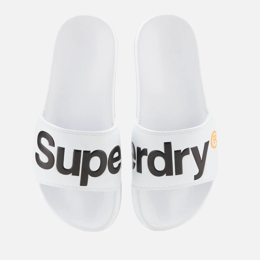 Superdry Men's Classic Pool Slide Sandals - Optic Image 1