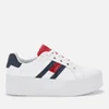 Tommy Jeans Women's Flatform Trainers - Red White Blue - Image 1