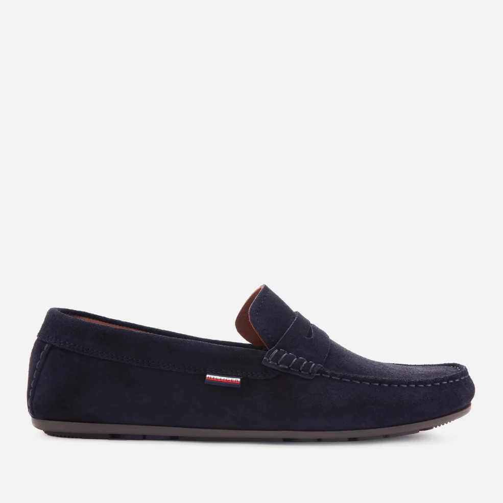 Tommy Hilfiger Men's Classic Suede Penny Loafers - Desert Sky Image 1