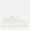 UGG Women's Zilo Leather Cupsole Trainers - White - Image 1