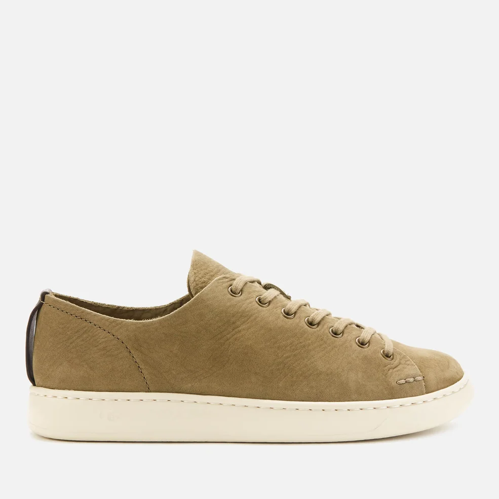 UGG Men's Pismo Nubuck Low Top Trainers - Taupe Image 1
