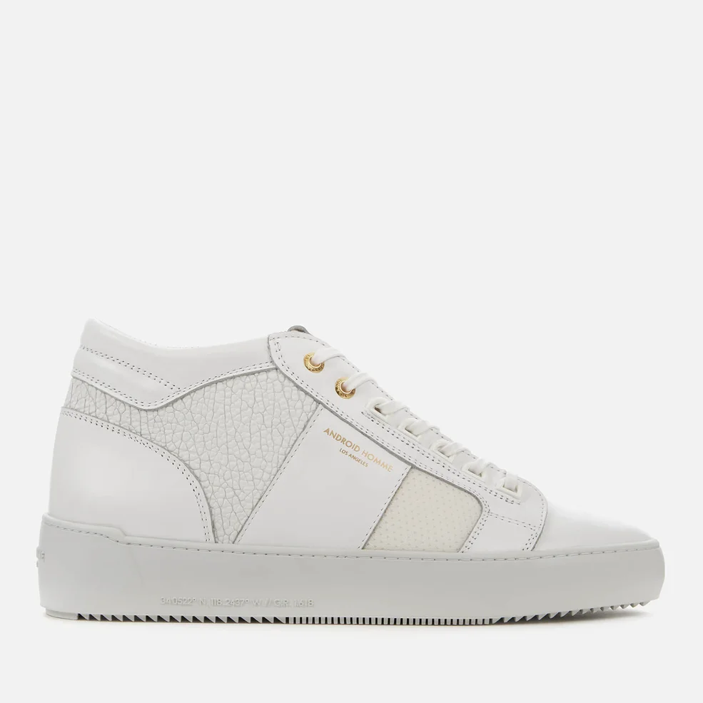 Android Homme Men's Propulsion Mid Geo Raptor Emboss Trainers - Achromatic White Image 1