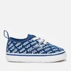 Vans Toddler's Logo Repeat Elastic Lace Trainers - Blue/True White - Image 1
