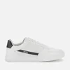 BOSS Business Men's Cosmopool Tenn Leather/Knit Trainers - White - Image 1