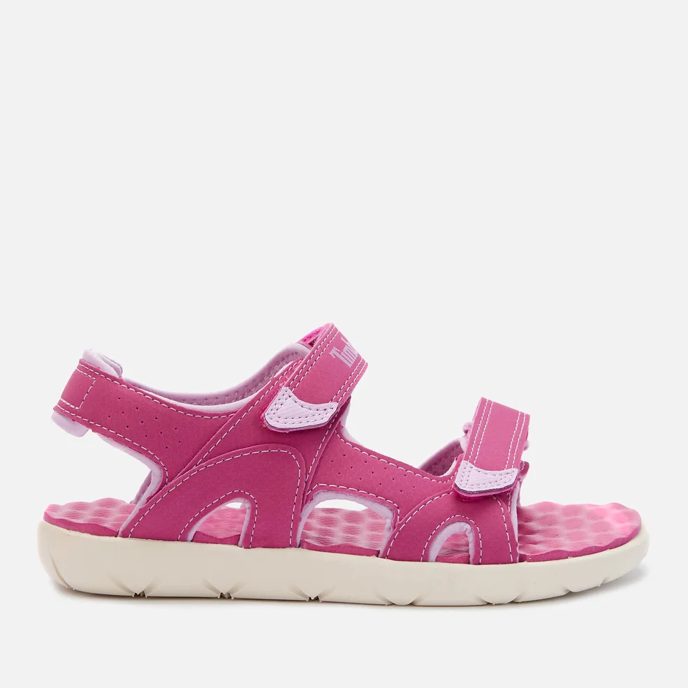 Timberland Kids' Perkins Row 2-Strap Sandals - Medium Pink Image 1