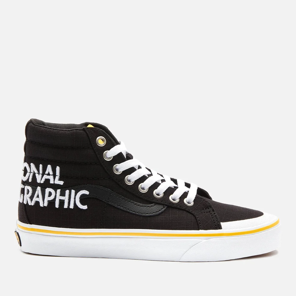 Vans X National Geographic Sk8-Hi Reissue 138 Trainers - Logo Image 1