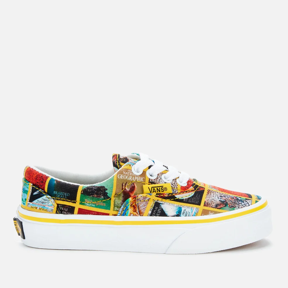 Vans X National Geographic Kids' Era Trainers - Multi Covers/True Image 1