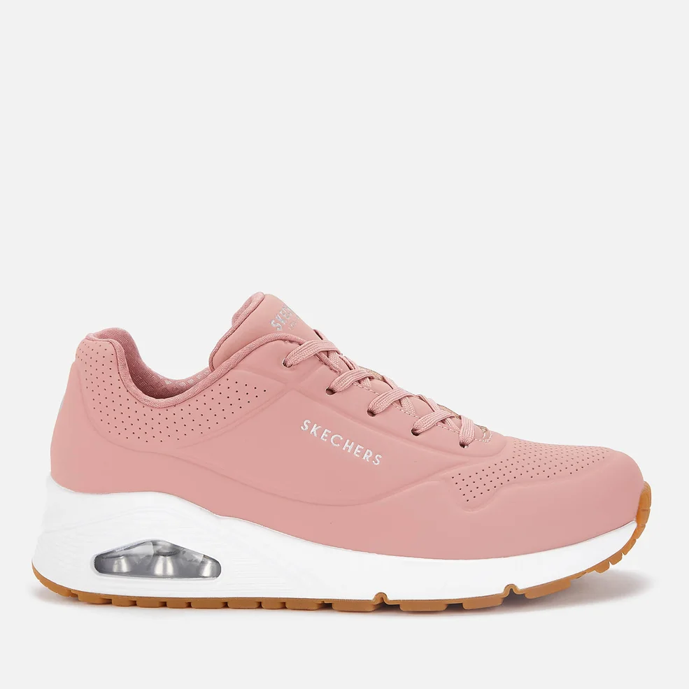 Skechers Women's Uno Stand on Air Trainers - Rose Image 1