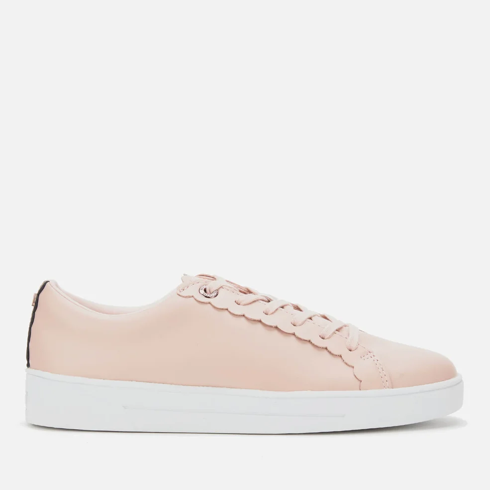 Ted Baker Women's Tillys Leather Cupsole Trainers - Nude Pink Image 1