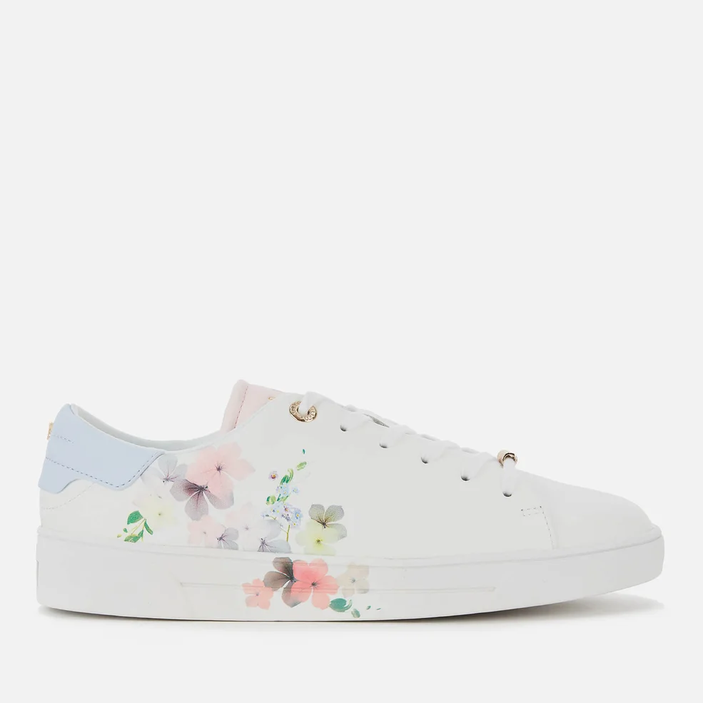 Ted Baker Women's Lennei Leather Cupsole Trainers - Ivory Image 1