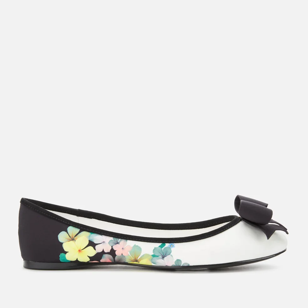 Ted Baker Women's Suallys Floral Ballet Flats - Ivory Image 1