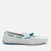 SWIMS Men's Braided Lux Lace Drivers - Glacier Grey/Deep Green - Image 1