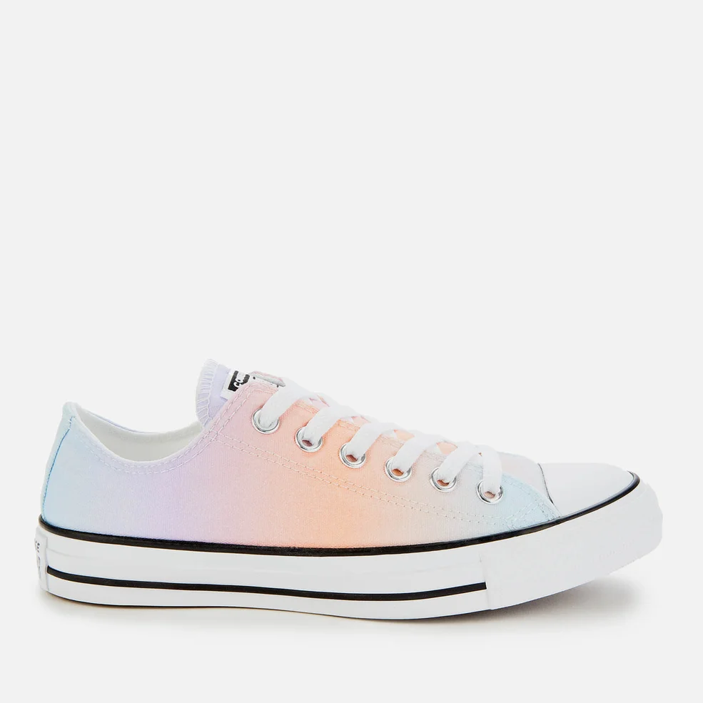 Converse Women's Chuck Taylor All Star Ox Trainers - White/Multi/Black Image 1