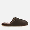 Barbour Men's Malone Suede Slippers - Brown Suede - Image 1