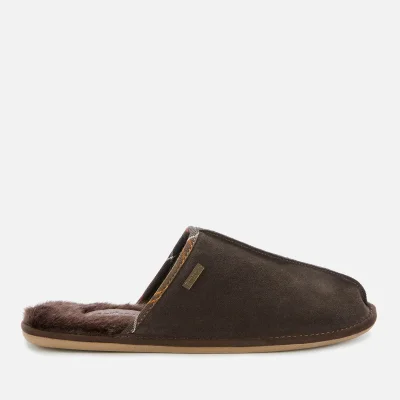 Barbour Men's Malone Suede Slippers - Brown Suede