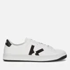 KENZO Men's Logo Leather Low Top Trainers - White - Image 1