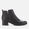 Clarks Women's Mila Sky Leather Heeled Ankle Boots - Black - Image 1