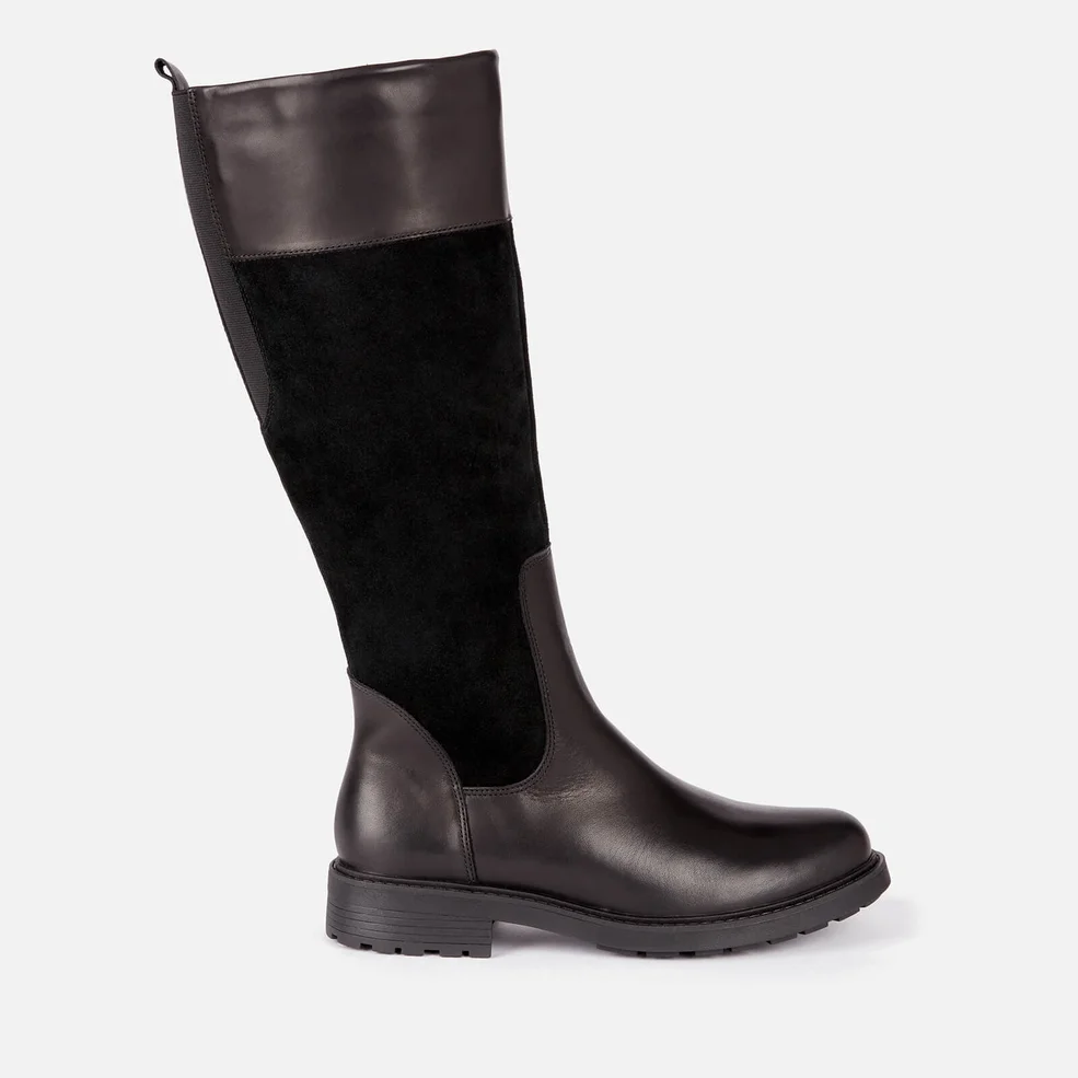 Clarks Women's Orinoco 2 Hi Leather/Warm Lined Knee High Boots - Black Image 1