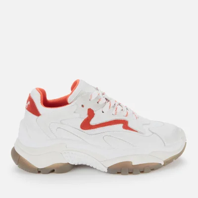 Ash Women's Addict Chunky Running Style Trainers - White/Paprika/Pearl