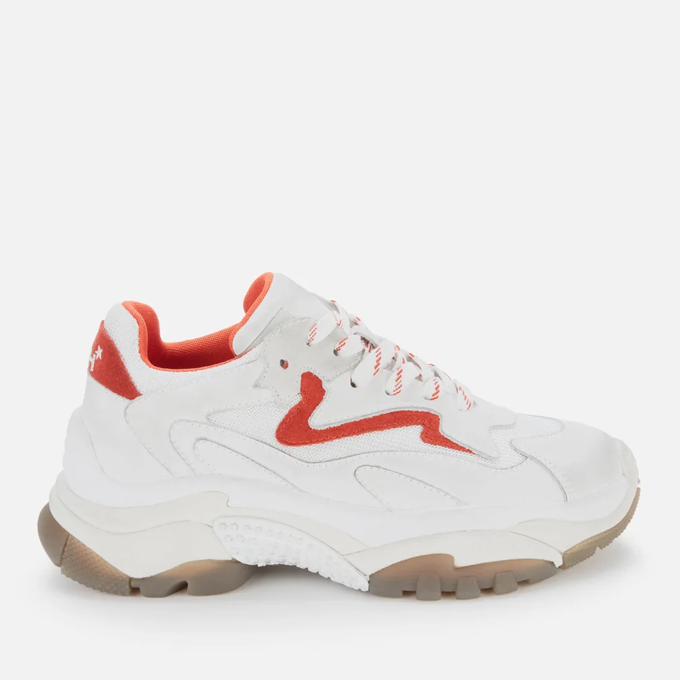 Ash Women's Addict Chunky Running Style Trainers - White/Paprika/Pearl Image 1