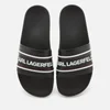 KARL LAGERFELD Men's Kondo Contrast Slide Sandals - Black - Image 1