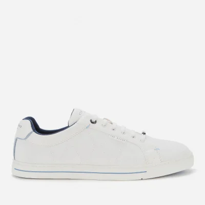 Ted Baker Men's Ashtol Quilted Low Top Trainers - White