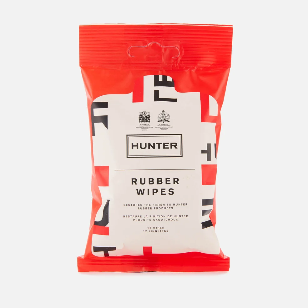 Hunter Rubber Boot Wipes - Exploded Logo Image 1