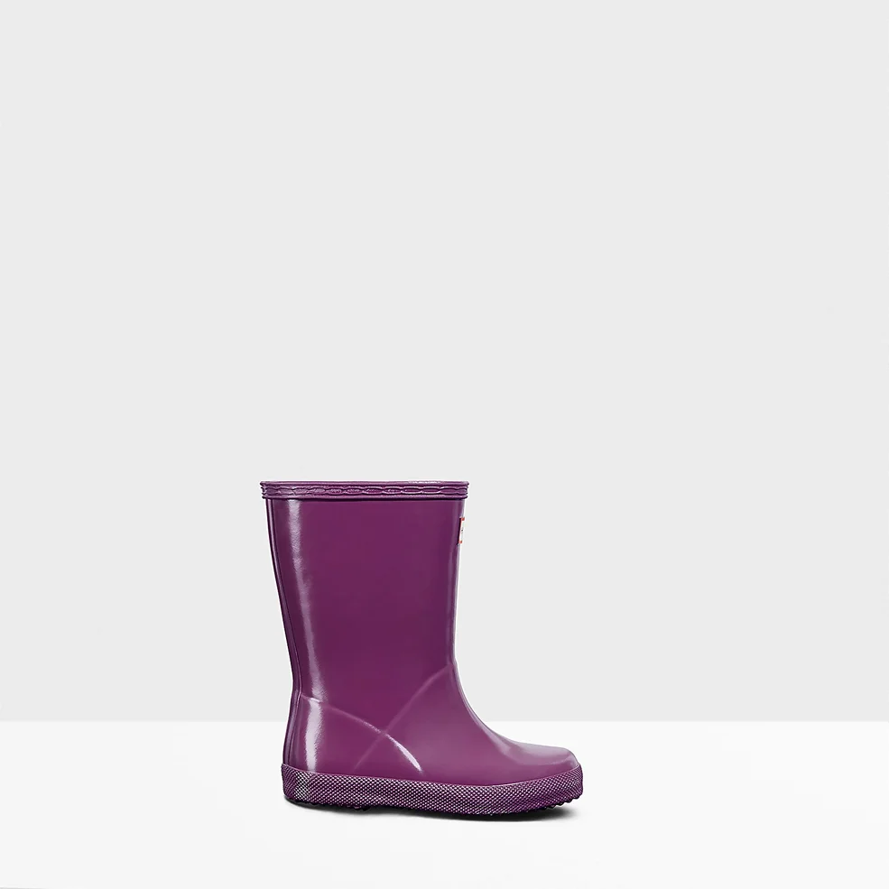 Hunter Kids' First Classic Wellington Boots - Violet Image 1
