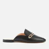 Coach Women's Sawyer Leather Slide Loafers - Black - Image 1