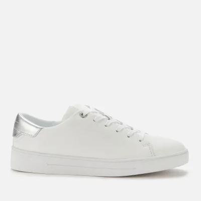 Ted Baker Women's Cleari Leather Cupsole Trainers - White