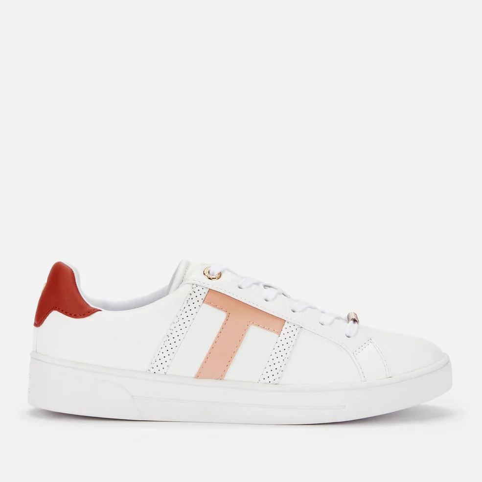 Ted Baker Women's Ottoli Leather Low Top Trainers - White Image 1