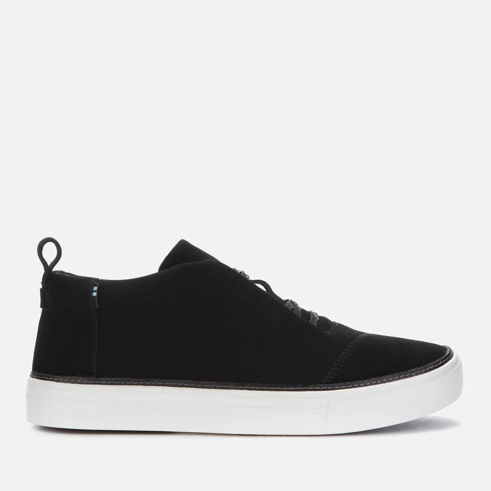 TOMS Women's Riley Suede Lace Up Trainers - Black Image 1