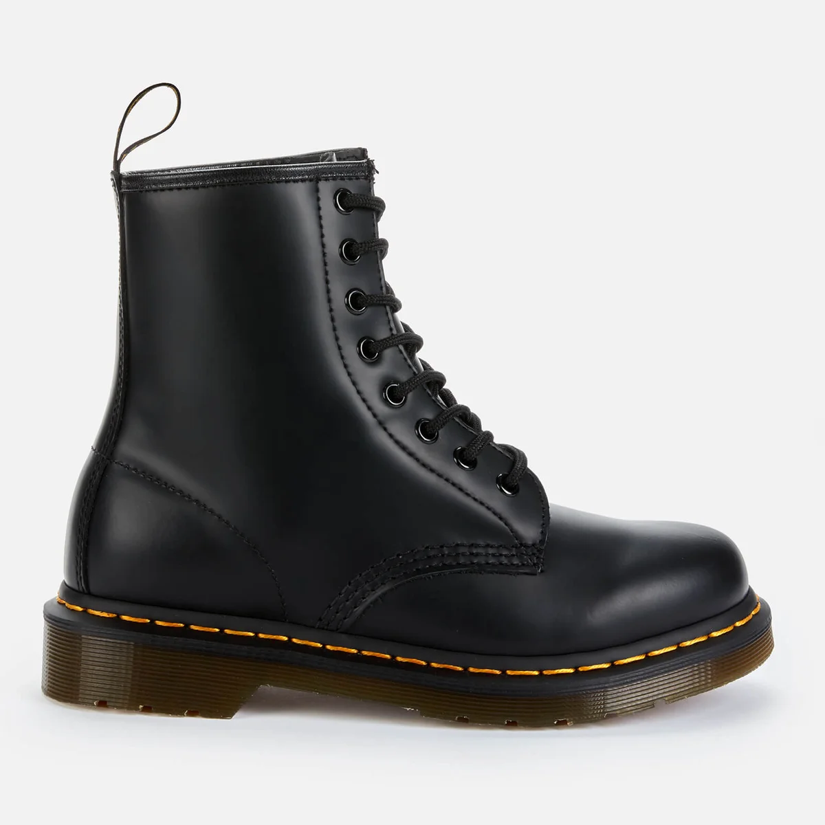 Dr. Martens 1460 Smooth Leather 8-Eye Boots - Black Image 1