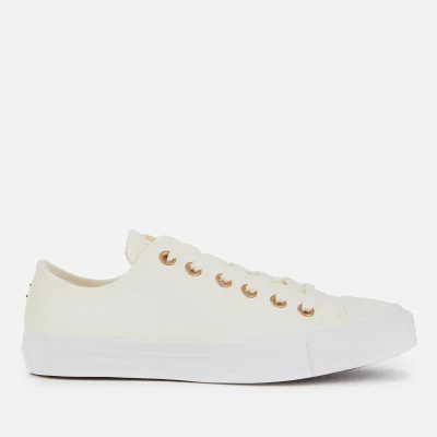 Converse Women's Chuck Taylor All Star Ox Trainers - Egret/Gold/White