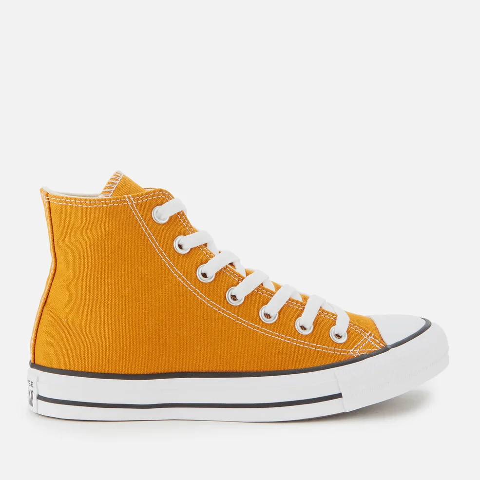 Converse Chuck Taylor All Star Hi-Top Trainers - Saffron Yellow Image 1