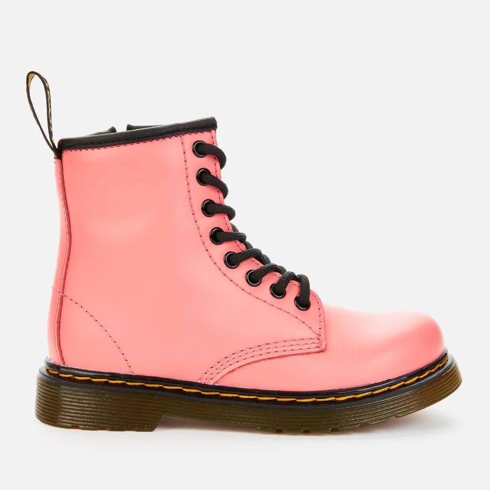 Dr. Martens Kids' 1460 Leather Lace-Up Boots - Acid Pink Image 1
