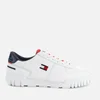 Tommy Jeans Men's Retro Low Top Trainers - Red White Blue - Image 1