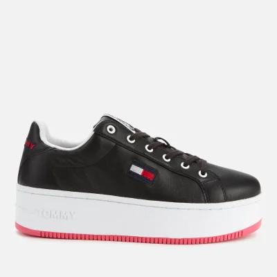 Tommy Jeans Women's Iconic Flatform Trainers - Black