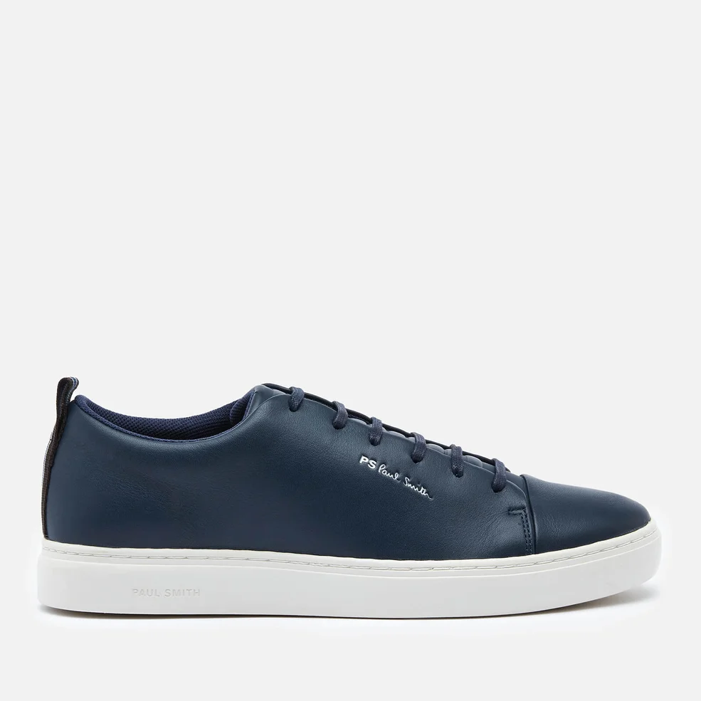 PS Paul Smith Men's Lee Leather Low Top Trainers - Dark Navy Image 1