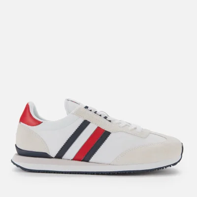 Tommy Hilfiger Men's Low Mix Running Style Trainers - Primary Red