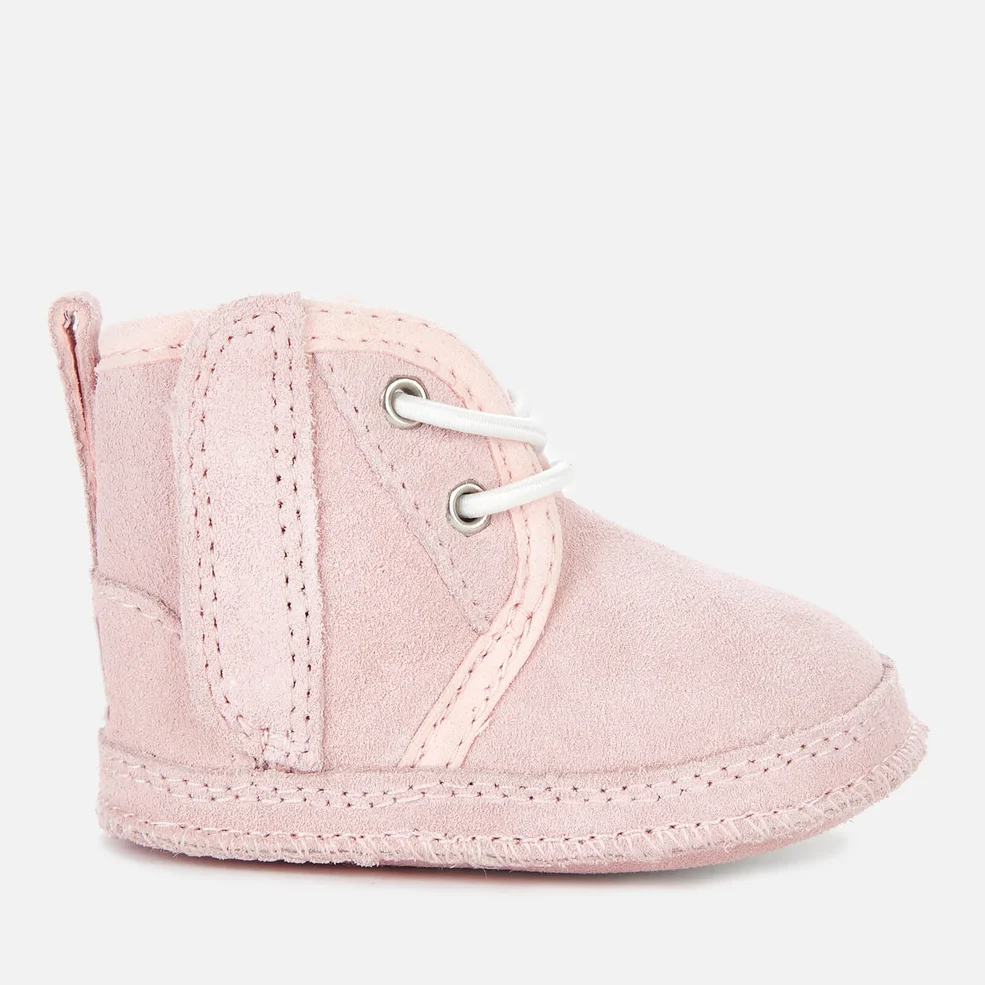 UGG Babies' Baby Neumel Sheepskin Boots - Seashell Pink Image 1