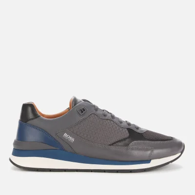 BOSS Business Men's Element Running Style Trainers - Open Grey