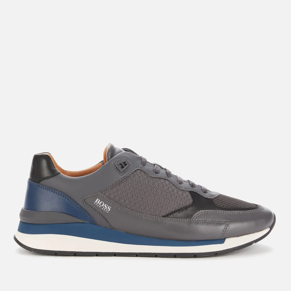 BOSS Business Men's Element Running Style Trainers - Open Grey Image 1