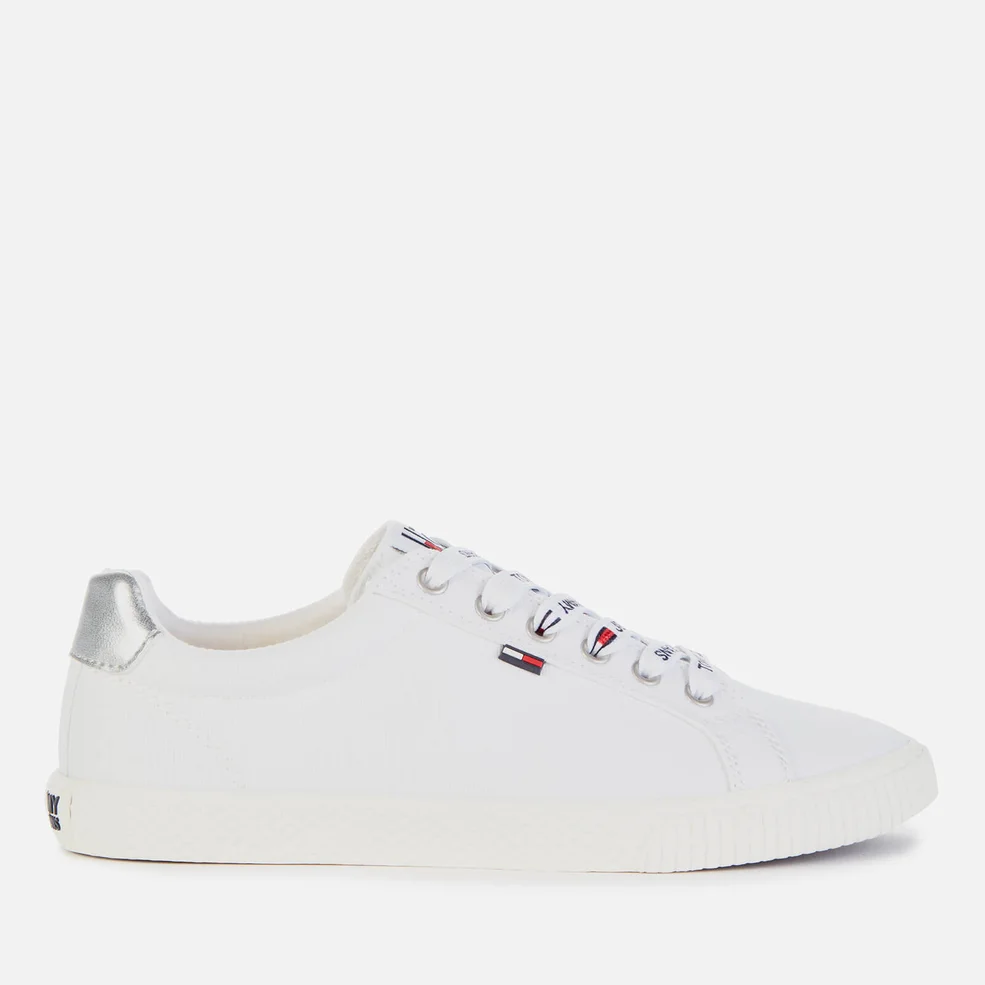 Tommy Jeans Women's Hazel Casual Canvas Trainers - White Image 1