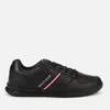 Tommy Hilfiger Men's Lightweight Leather Mix Trainers - Black - Image 1