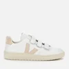 Veja Women's V-Lock Leather Trainers - Extra White/Sable - Image 1
